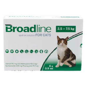 BROADLINE TOP SPOT CAT 0.9ML LRG 2.5-7.7KG