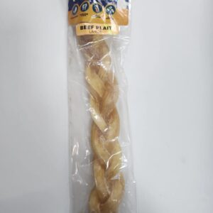 PETS ELITE BEEF PLAIT LRG