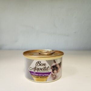 BON APPETIT MOUSSE CHICK & TURKEY 85G