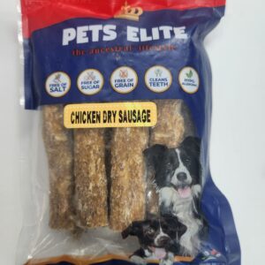 PETS ELITE CHICKEN DRY SAUSAGE 90G