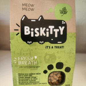 BISKITTY CAT FRESH BREAT TREATS 200G