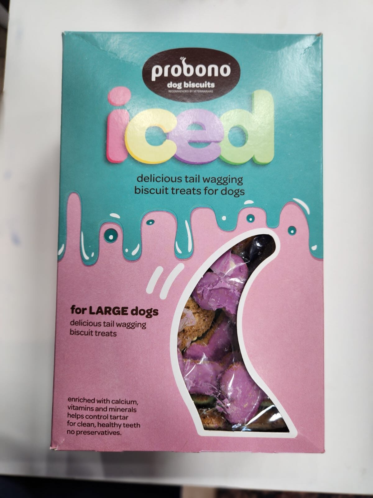 PRO BONO ICED BISCUITS Lrg dog 1kg