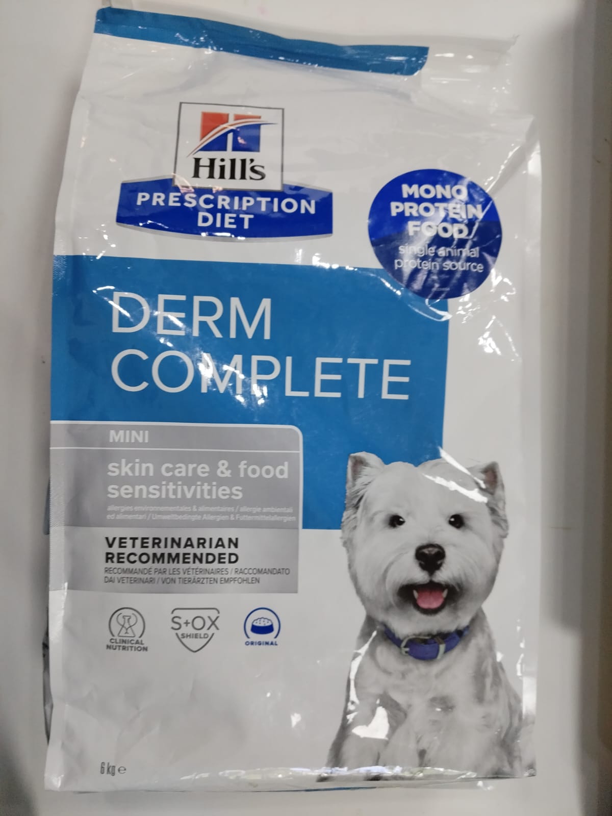 HILLS PD CAN DERM COMPLETE MINI 6KG