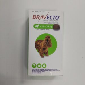 BRAVECTO TABLET DOG MED 10-20KG